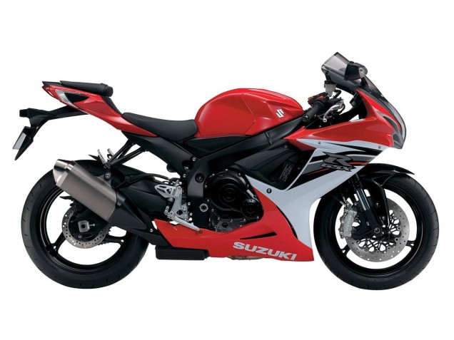 Carenados Moto Suzuki GSXR 600/750 2011-2024 - Rojo Blanco Negro Baratos