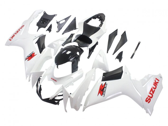 Carenados Moto Suzuki GSXR 600/750 2011-2024 - Blanco Negro Brillante Rojo Calcomanía Baratos