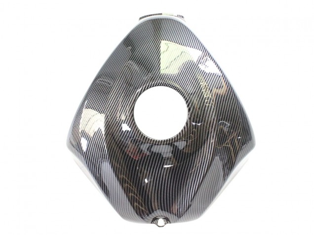 Carenados Moto Suzuki GSXR 600/750 2006-2007 - Negro Blanco FibraCarbono Estilo Baratos