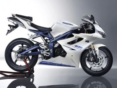Carenados Moto Triumph Daytona 675 2006-2008 - Blanco Azul Baratos