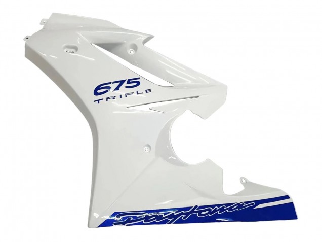 Carenados Moto Triumph Daytona 675 2006-2008 - Blanco Azul Baratos