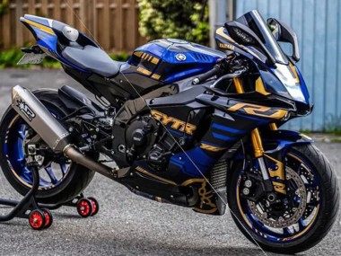Carenados Moto Yamaha YZF R1 2015-2019 - Azul Oro Negro Baratos