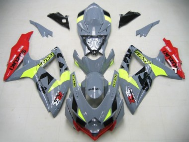 Carenados Moto GSXR750 K6 2006-2007 - Nardo Gris Neon Verde Rojo Ecstar Baratos