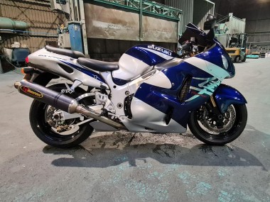 Carenados Moto Suzuki GSXR 1300 Hayabusa 1996-2007 - Azul Blanco Baratos