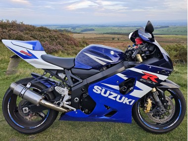 Carenados Moto Suzuki GSXR 600 2004-2005 - Azul Blanco Rojo Baratos