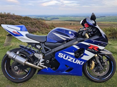 Carenados Moto Suzuki GSXR 600 2004-2005 - Azul Blanco Rojo Baratos