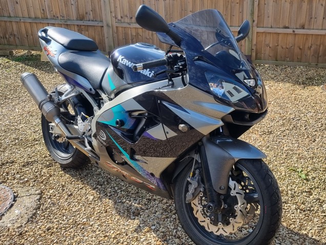 Carenados Moto Kawasaki Ninja ZX9R 2002-2003 - Azul Plata Baratos