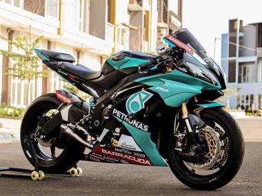 Carenados Moto Yamaha YZF R6 2008-2016 - Verde Claro Blanco Negro Petronas Baratos