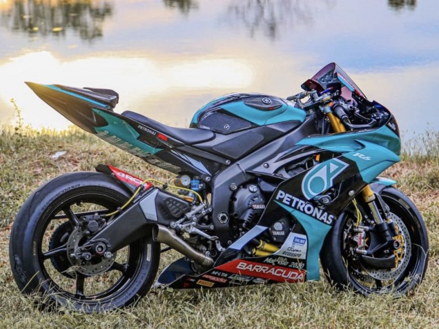 Carenados Moto Yamaha YZF R6 2008-2016 - Verde Claro Blanco Negro Petronas Baratos