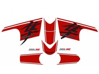 Carenado Moto Suzuki GSXR 1300 Hayabusa 2008-2020 - Negro Brillante Rojo Baratos