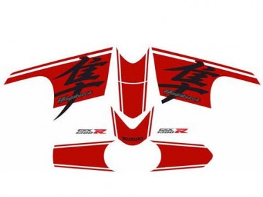 Carenado Moto Suzuki GSXR 1300 Hayabusa 2008-2020 - Negro Brillante Rojo Baratos