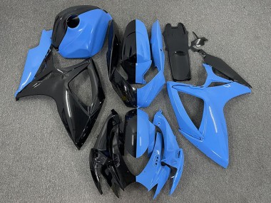 Mitad Azul & Negro 06-07 GSXR 600-750 Carenado Moto
