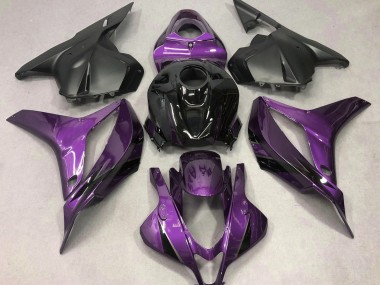 Morado Intenso Con Negro 09-12 CBR600RR Carenado Moto