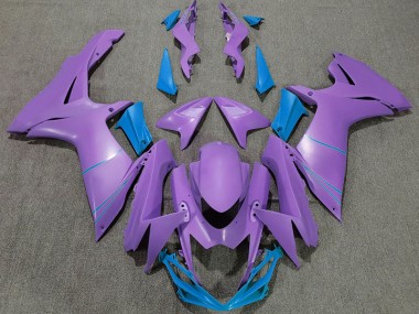 Morado Mate & Azul 11-24 GSXR 600-750 Carenado Moto
