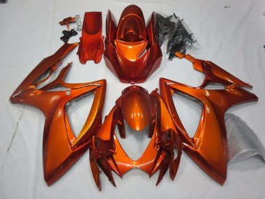 Naranja Quemada 06-07 GSXR 600-750 Carenado Moto