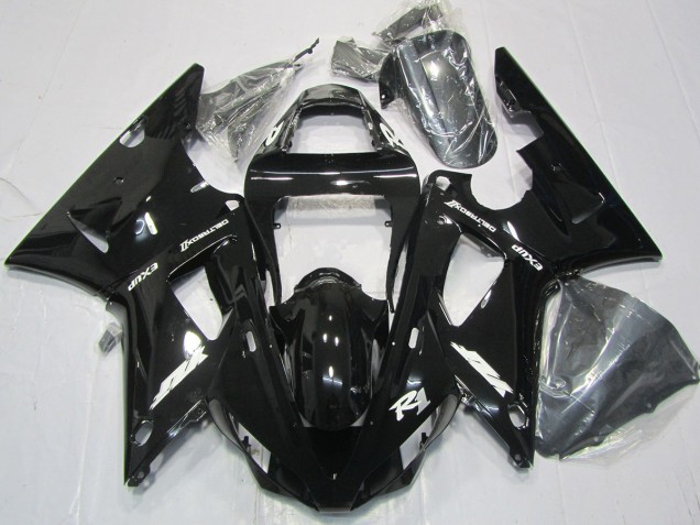Negro Brillante 00-01 R1 Carenado Moto Negro Brillante 00-01 R1 Carenado Moto