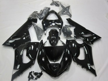 Negro Brillante 05-06 ZX6R Carenado Moto