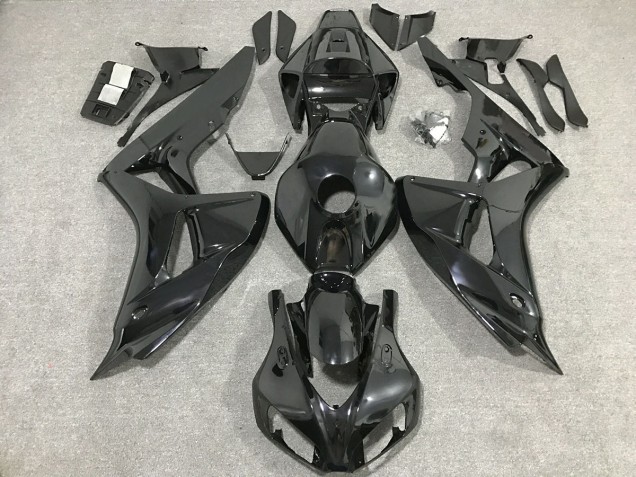 Negro Brillante 06-07 CBR1000RR Carenado Moto Negro Brillante 06-07 CBR1000RR Carenado Moto
