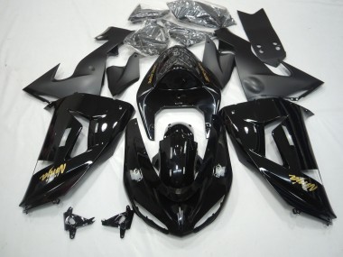 Negro Brillante 06-07 ZX10R Carenado Moto