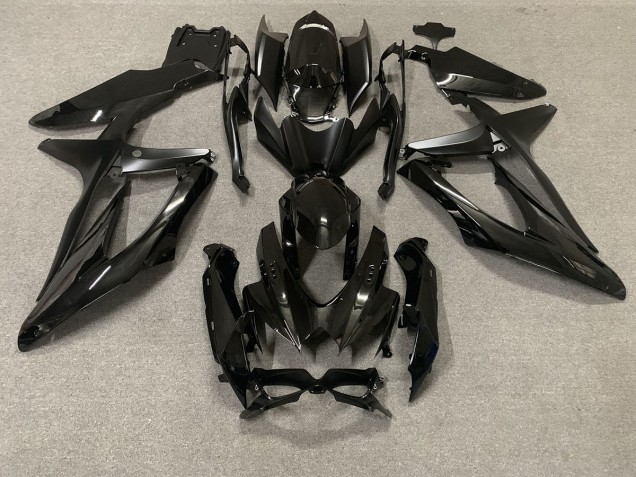 Negro Brillante 08-10 GSXR 600-750 Carenado Moto