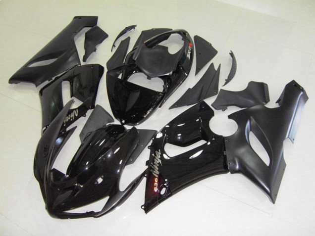 Negro Brillo 05-06 ZX6R Carenado Moto Negro Brillo 05-06 ZX6R Carenado Moto