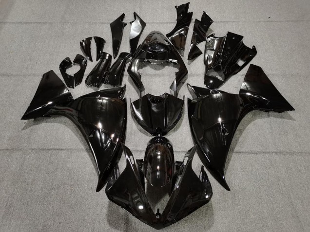 Negro Liso Brillante 09-11 R1 Carenado Moto Negro Liso Brillante 09-11 R1 Carenado Moto