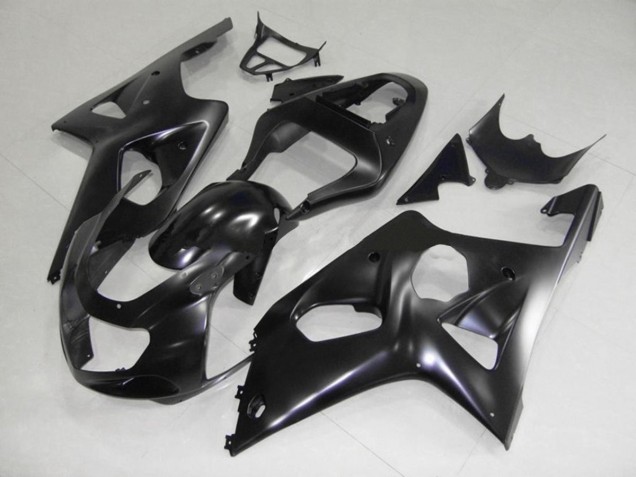 Negro Mate 00-02 GSXR 1000 Carenado Moto