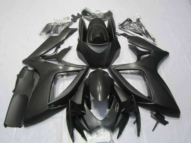Negro Mate 06-07 GSXR 600-750 Carenado Moto