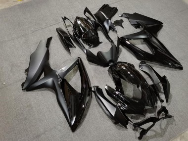Negro Mate 08-10 GSXR 600-750 Carenado Moto