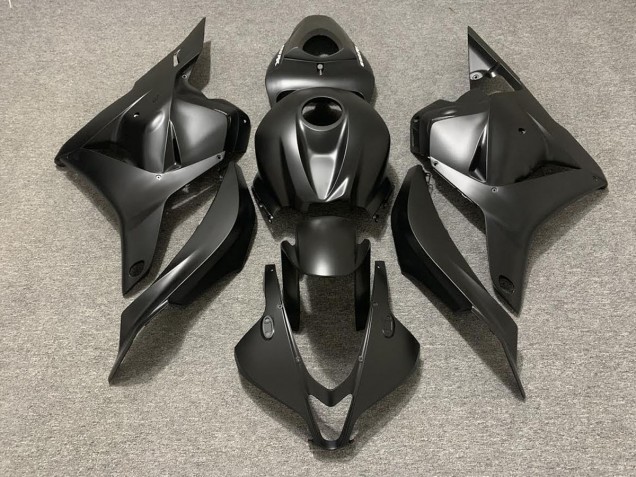 Negro Mate 09-12 CBR600RR Carenado Moto Negro Mate 09-12 CBR600RR Carenado Moto