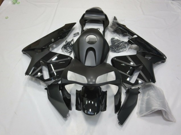Negro Mate / Brillo 03-04 CBR600RR Carenado Moto Negro Mate / Brillo 03-04 CBR600RR Carenado Moto