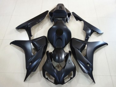 Negro Mate Liso 06-07 CBR1000RR Carenado Moto