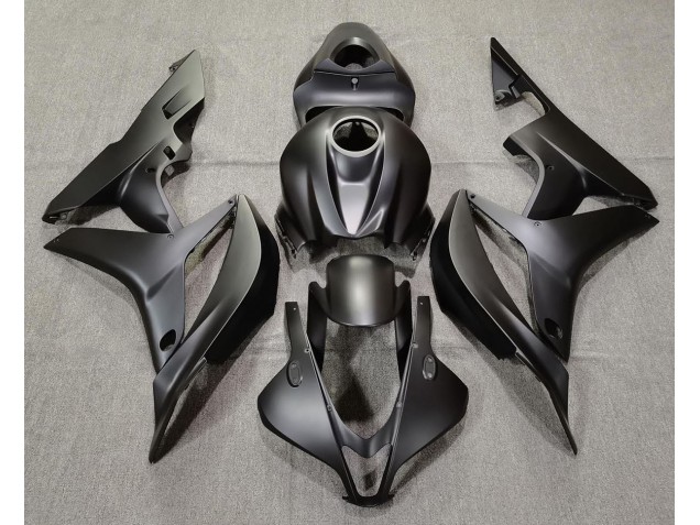 Negro Mate Liso 07-08 CBR600RR Carenado Moto Negro Mate Liso 07-08 CBR600RR Carenado Moto