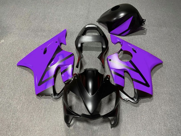 Negro Mate & Morado 01-03 CBR600 F4i Carenado Moto Negro Mate & Morado 01-03 CBR600 F4i Carenado Moto