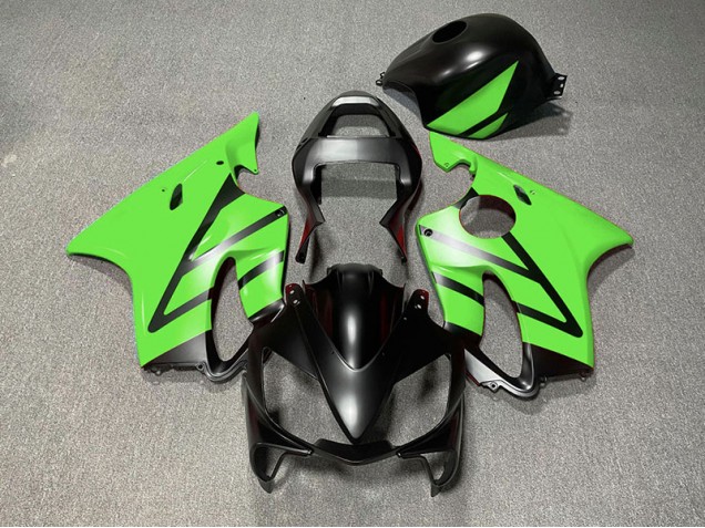 Negro Mate & Verde 01-03 CBR600 F4i Carenado Moto Negro Mate & Verde 01-03 CBR600 F4i Carenado Moto