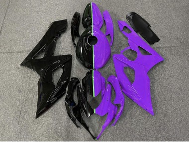 Negro & Morado 05-06 GSXR 1000 Carenado Moto