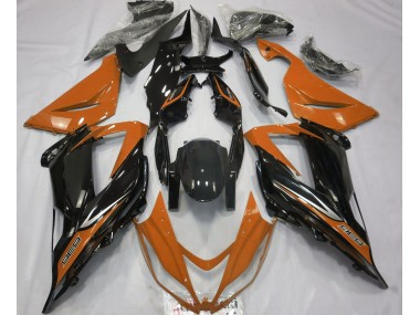 Negro & Naranja 13-18 ZX6R Carenado Moto