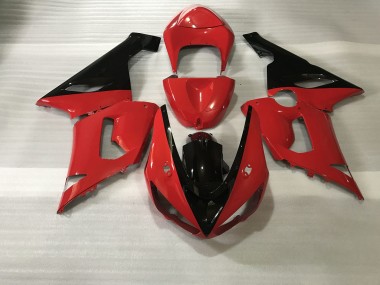 Negro Rojo 05-06 ZX6R Carenado Moto