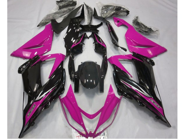 Negro & Rosa 13-18 ZX6R Carenado Moto Negro & Rosa 13-18 ZX6R Carenado Moto