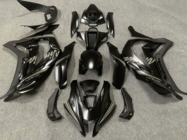 Negro Satinado & Gris 16-19 ZX10R Carenado Moto