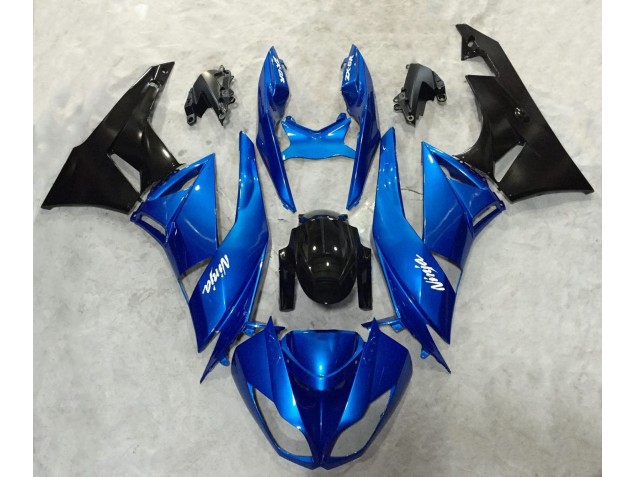 Ninja Azul & Negro 09-12 ZX6R Carenado Moto Ninja Azul & Negro 09-12 ZX6R Carenado Moto