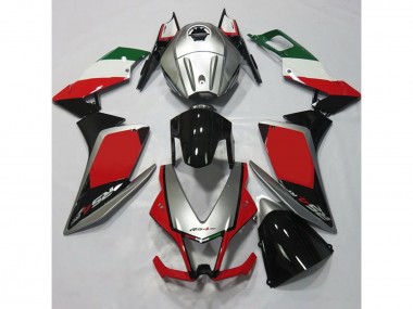 Plata & Rojo 12-15 RS4 125 Carenado Moto