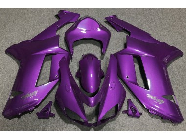 Púrpura Brillante 07-08 ZX6R Carenado Moto