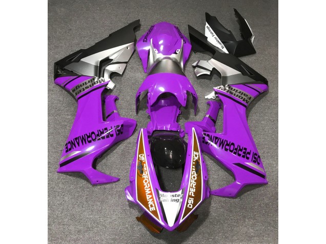Púrpura Brillante & Naranja 17-23 CBR1000RR Carenado Moto