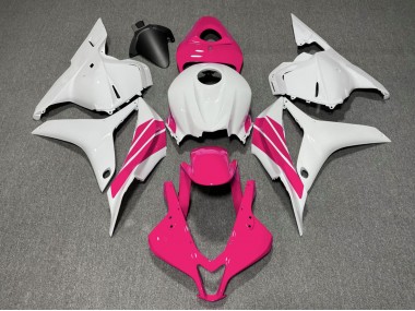 Raya Lateral Rosa & Blanca 09-12 CBR600RR Carenado Moto