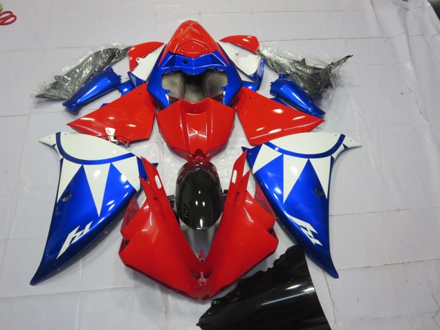 Rojo Azul & Blanco 12-14 R1 Carenado Moto Rojo Azul & Blanco 12-14 R1 Carenado Moto