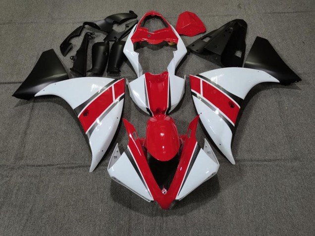 Rojo Blanco 09-11 R1 Carenado Moto Rojo Blanco 09-11 R1 Carenado Moto