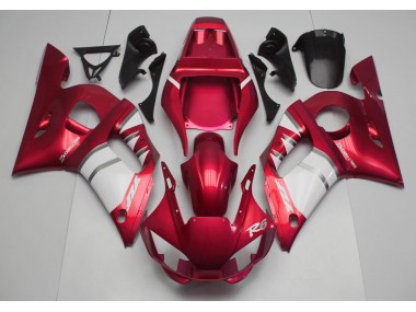 Rojo Blanco 98-02 R6 Carenado Moto