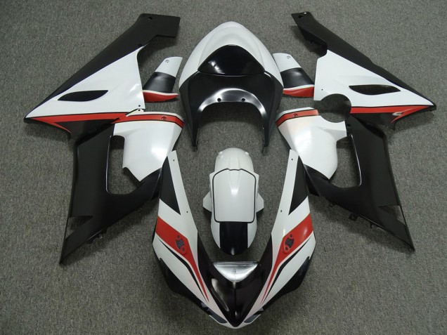 Rojo Blanco & Negro 05-06 ZX6R Carenado Moto Rojo Blanco & Negro 05-06 ZX6R Carenado Moto