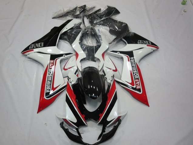 Rojo Blanco & Negro 11-24 GSXR 600-750 Carenado Moto